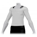 Off-Shoulder Shirt | White