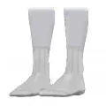 Simple Quarter Socks | White